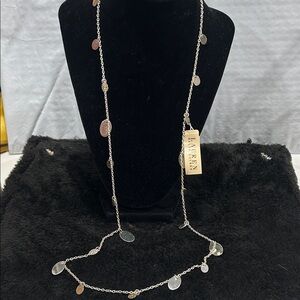Lauren Ralph Lauren Silver Necklace with Pastel Accents